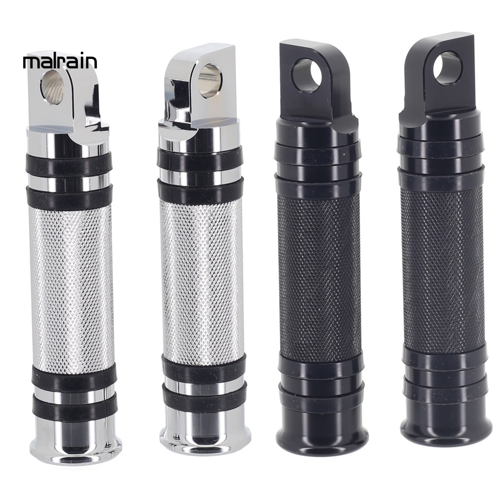 Set 2 Bàn Đạp Để Chân Bằng Nhôm Màu Đen Thay Thế Cho Xe Mô Tô 883 / Dyna / Softail / Fat Boy