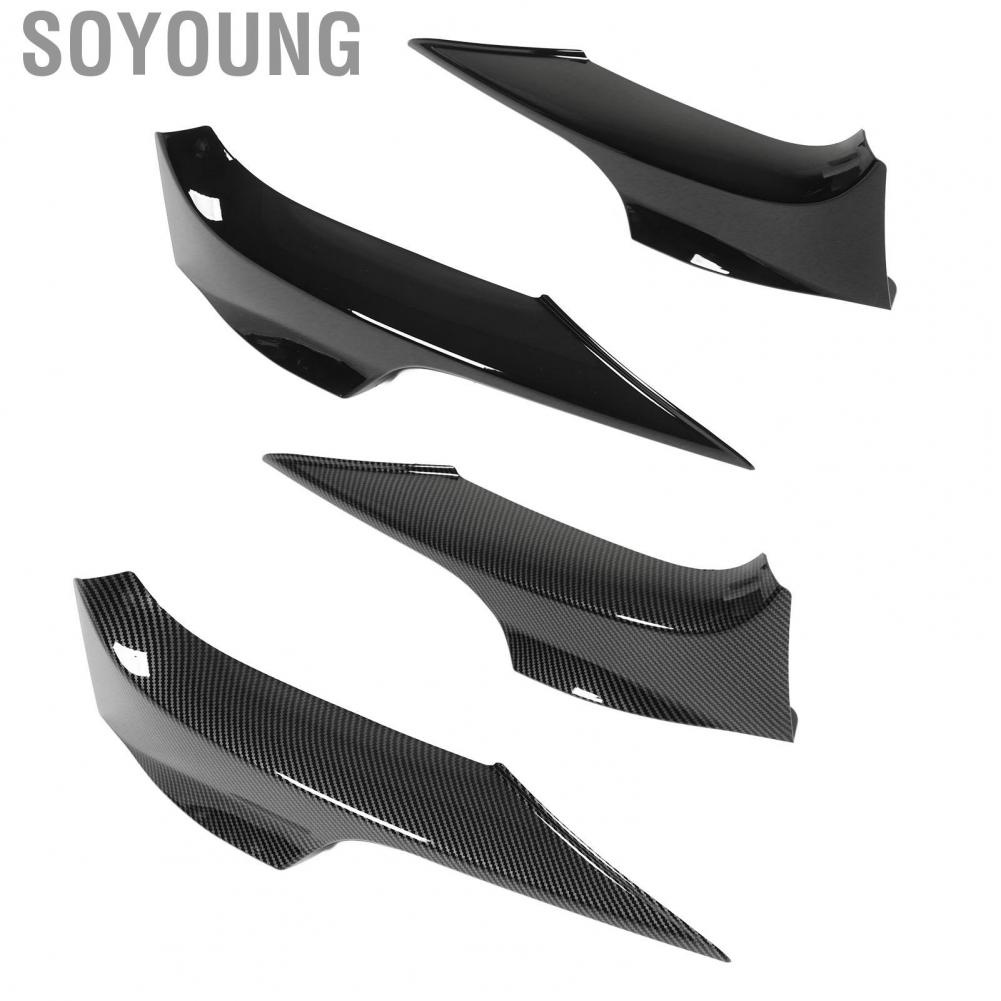 Soyoung Front Bumper Lip Spoilers  Sporty Look Car Corner Guard for 3 Series E93 M Sport Cabrio