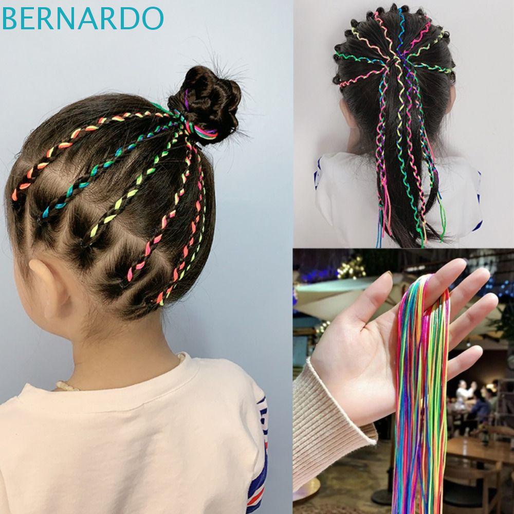 Dây Buộc Tóc Mềm Mại Nhiều Màu Sắc Tạo Kiểu Tóc Đuôi Ngựa DIY Cho Nữ