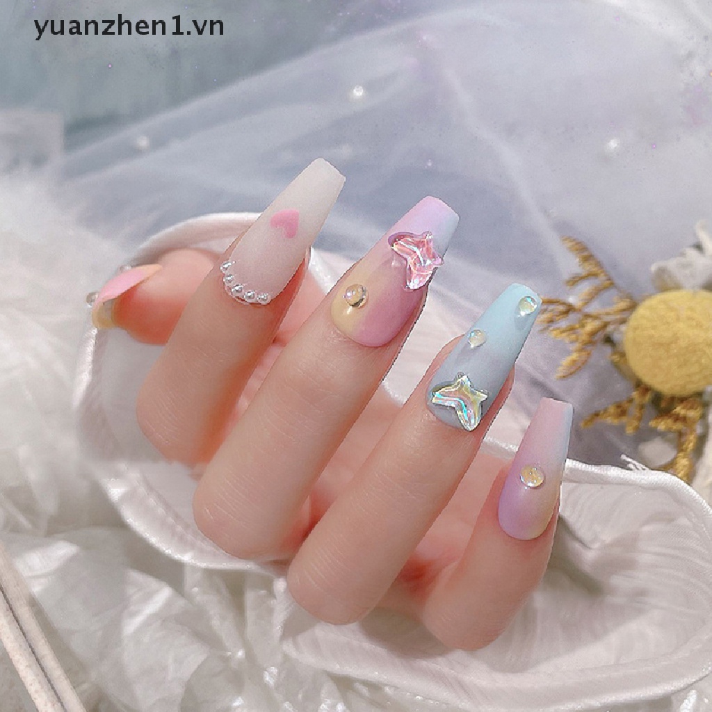 Set 20 Hạt Cườm 3D Lấp Lánh Dùng Trang Trí Móng Nghệ Thuật