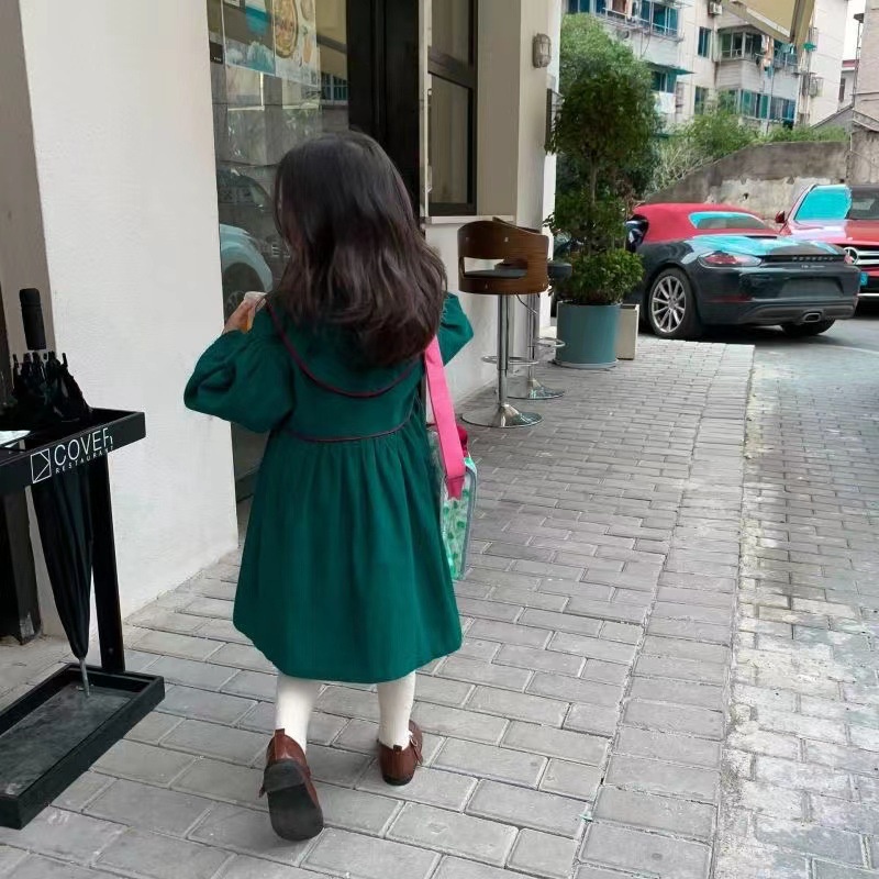 Đầm Thời Trang Xuân Thu 2023 Phong Cách Mới Cho Bé Gái