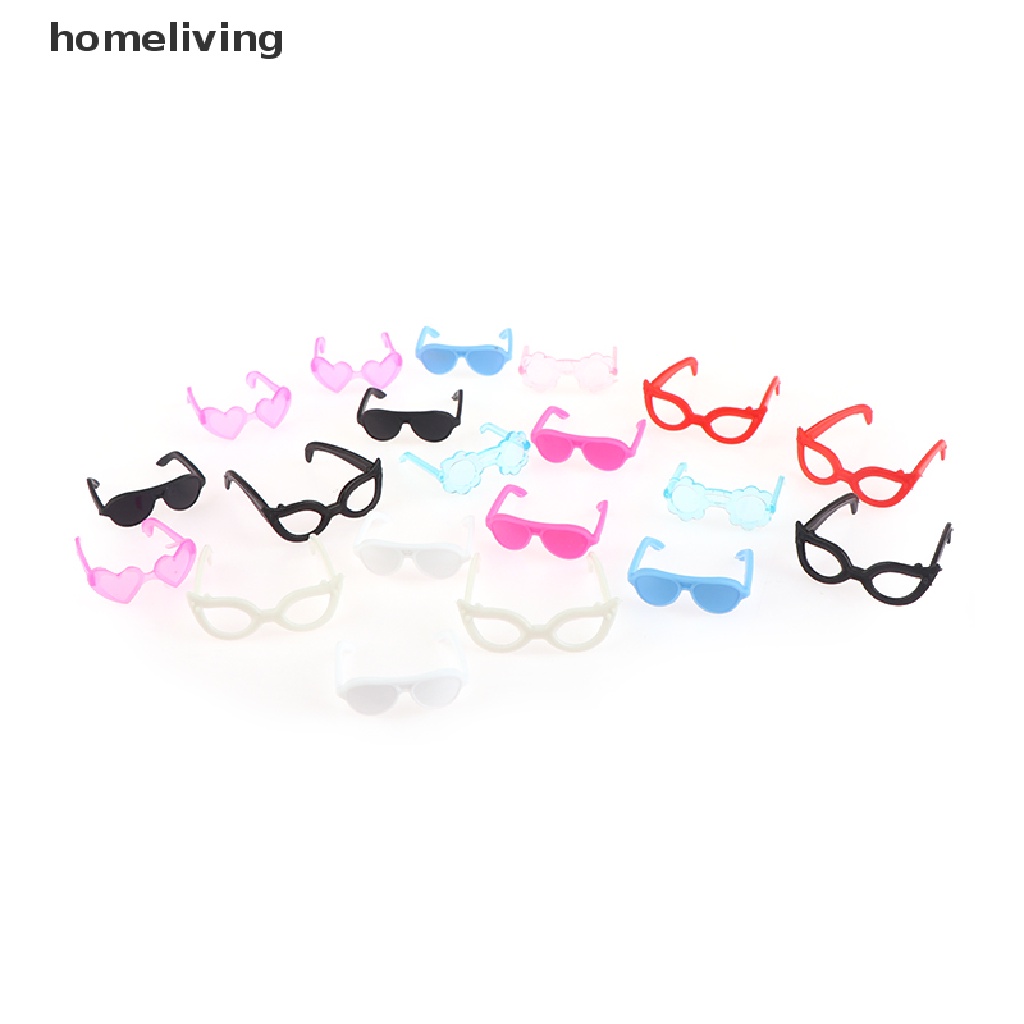 Set 20 Mắt Kính Nhiều Màu Sắc Dùng Để Trang Trí Nhà Búp Bê