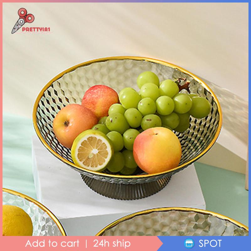 [Prettyia1] Chén Pedestal Trang Trí Phòng Ăn / Nông Trại Để Bàn Trang Trí