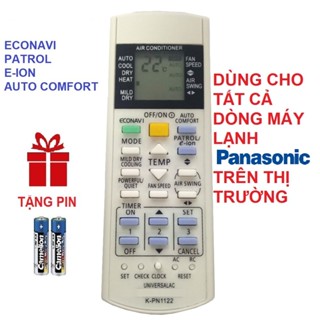 Remote điều khiển máy lạnh điều hòa đa năng PANASONIC K-PN1122 K-PN1128 (tặng pin)