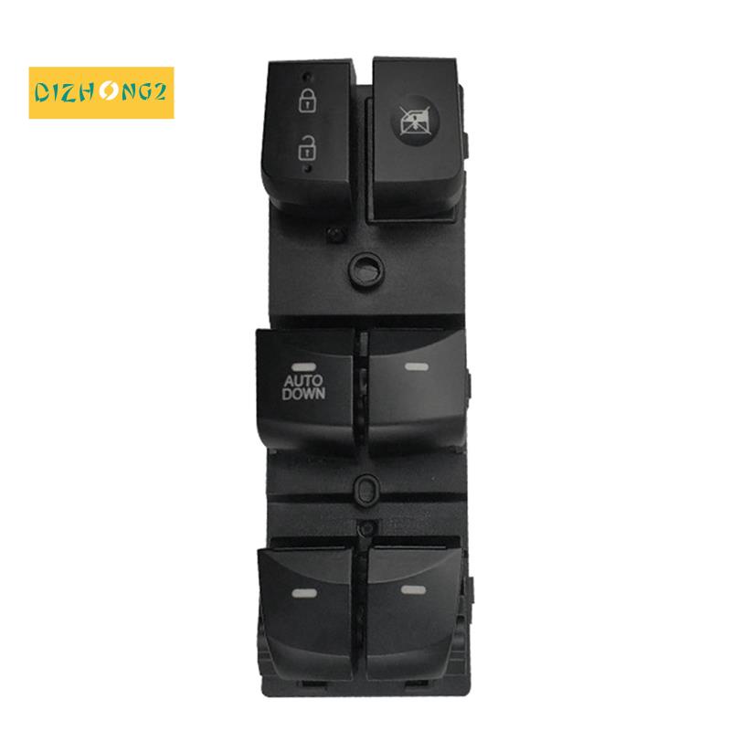 Công Tắc Điều Khiển Cửa Sổ Xe Hơi Màu Đen Cho Hyundai Elantra 2011 2012 2013 2014 2015 LHD 93570-3X000