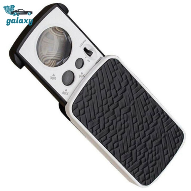 Kính Lúp Phóng Đại 30X 60X 90X Có Đèn LED 8.5 * 4.5 * 2CM