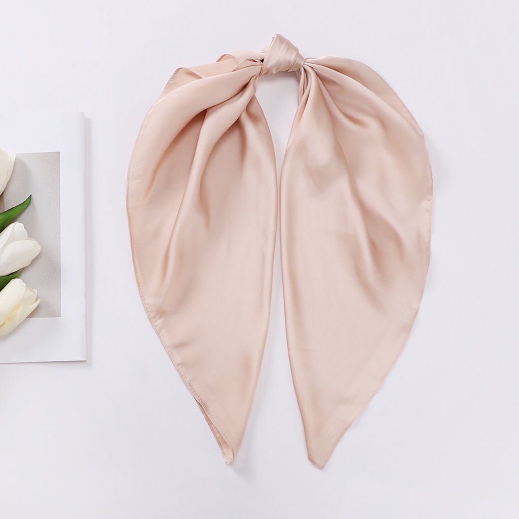 Khăn Choàng Cổ Hình Vuông Màu Trơn Chống Tia UV Thời Trang Mùa Hè Cho Nữ