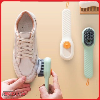 Bàn chải đánh giày lông mềm đa năng bàn chải đánh giày bàn chải cán dài dụng cụ làm sạch quần áo tự động | top3c01