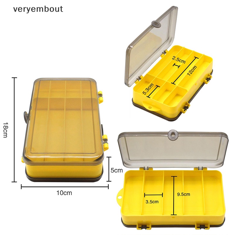 Hộp Đựng Mồi Câu Cá Hai Mặt Chống Thấm Nước Tiện Lợi