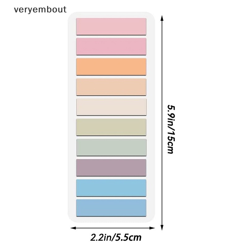 Bộ 60 Giấy Ghi Chú Chống Thấm Nước Tiện Dụng Cho Văn Phòng / Trường Học DIY