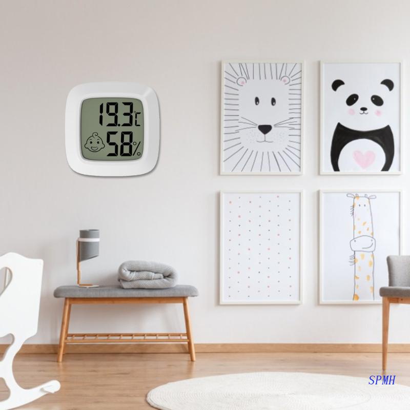 Máy Đo Nhiệt Độ Và Độ Ẩm Không Khí Kỹ Thuật Số Màn Hình LCD°C)