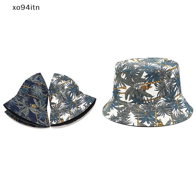 Mũ Bucket Hai Mặt In Họa Tiết Hoạt Hình Graffiti Thời Trang Cho Nam Và Nữ