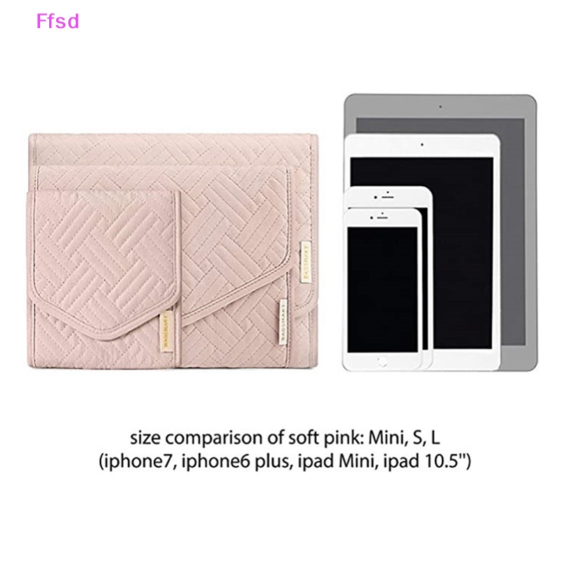 {Ffsd} Túi Cuộn Đựng Trang Sức Di Động Có Thể Gập Lại Cho Hành Trình / Vòng Cổ / Bông Tai * Bán