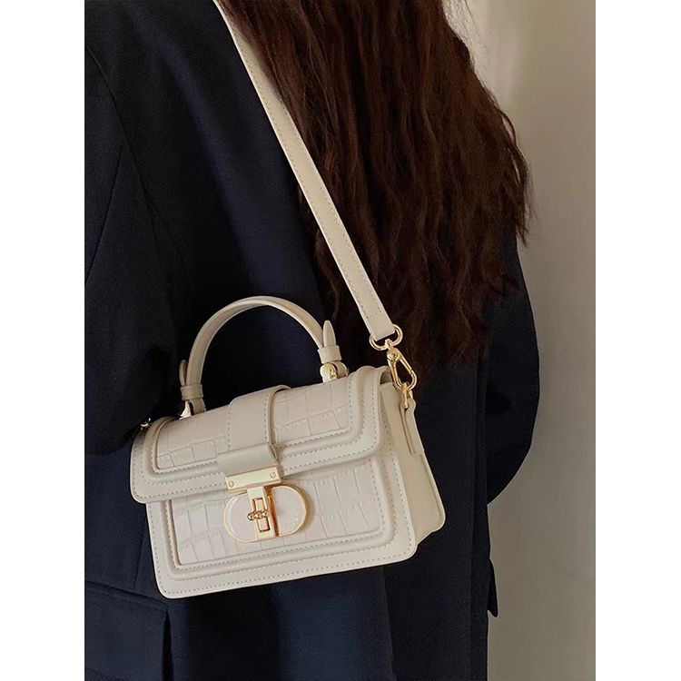 Túi Xách Da Đeo Vai Hình Vuông Cỡ Nhỏ Phong Cách Âu Mỹ Thời Trang Cho Nữ