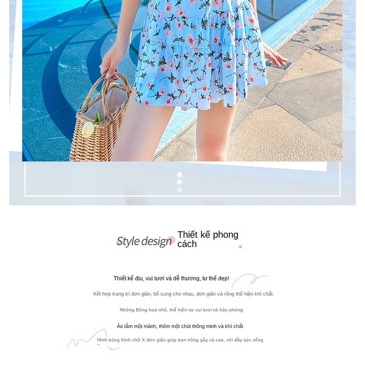 Đồ Bơi Một Mảnh Họa Tiết Hoa Thời Trang Gợi Cảm Cho Nữ