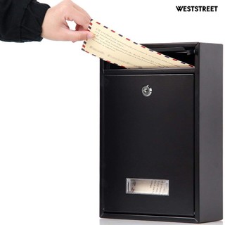 Hộp thư hộp thư bằng sắt treo tường có khóa được