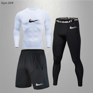 Set đồ tập gym 3 món cho nam