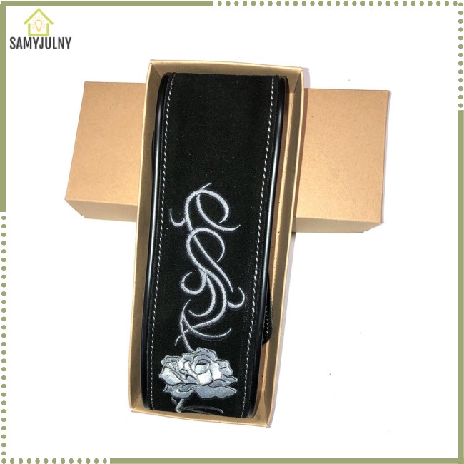 Dây Đeo Bằng Da Nhám Mềm Mại Có Thể Điều Chỉnh Cho Đàn Guitar Điện / Acoustic