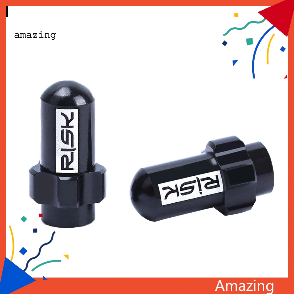 Bộ 2 Nắp Van Xe Đạp Bằng Hợp Kim Nhôm