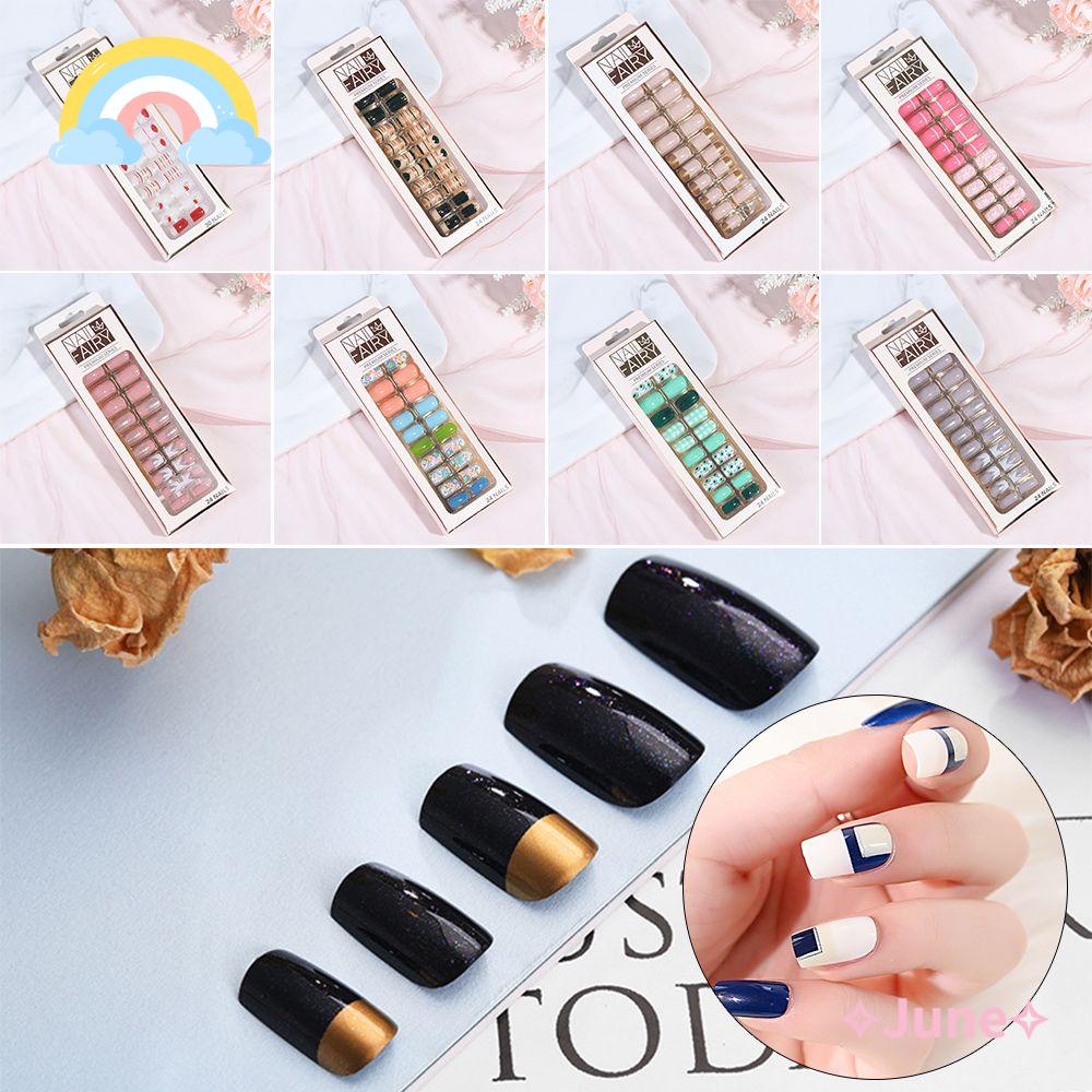 Bộ Móng Tay Giả Bằng Acrylic Che Phủ Toàn Diện Có Thể Tháo Rời Diy