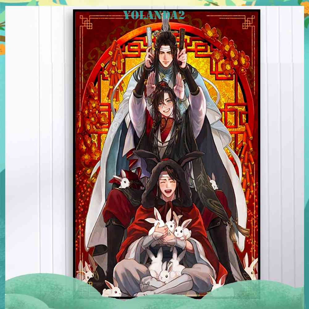 Bộ Tranh Đính Đá 5D Họa Tiết Hoạt Hình Độc Đáo DIY Dùng Trang Trí Nhà Cửa