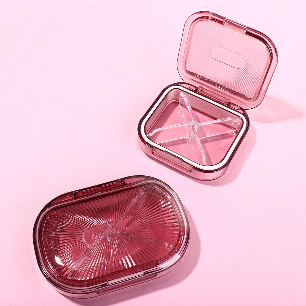 AARON1 Hộp Đựng Nhẫn Mini Màu Trơn Di Động Tiện Dụng Cho Nữ