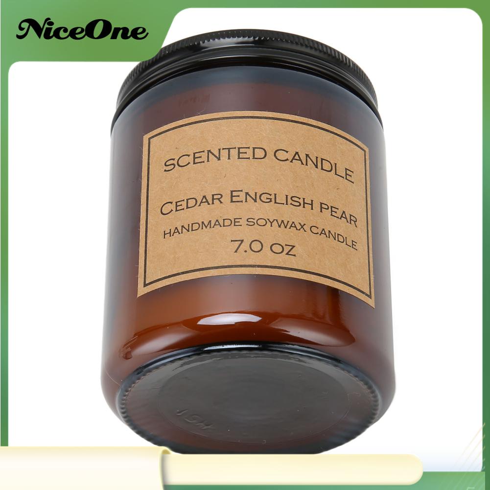 NiceOne  Nến Thơm Sáp Đậu Nành Retro Thanh Lịch Hương Nhạt Loại Bỏ Mùi Cho Phòng Ngủ Văn