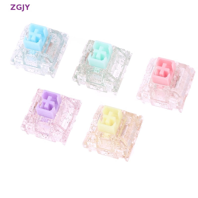 Công Tắc ZGJY 5pin RGB 30g 45g 62g 67g 80g force mx clone Cho Bàn Phím Cơ 60m Mới
