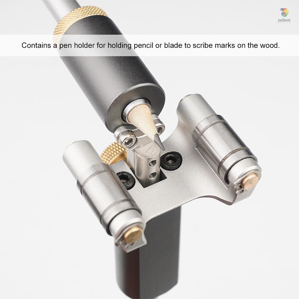 Dụng Cụ Đánh Dấu Gỗ Dạng Trượt Thẳng / Cong 120mm Chuyên Dụng Cho Thợ Mộc