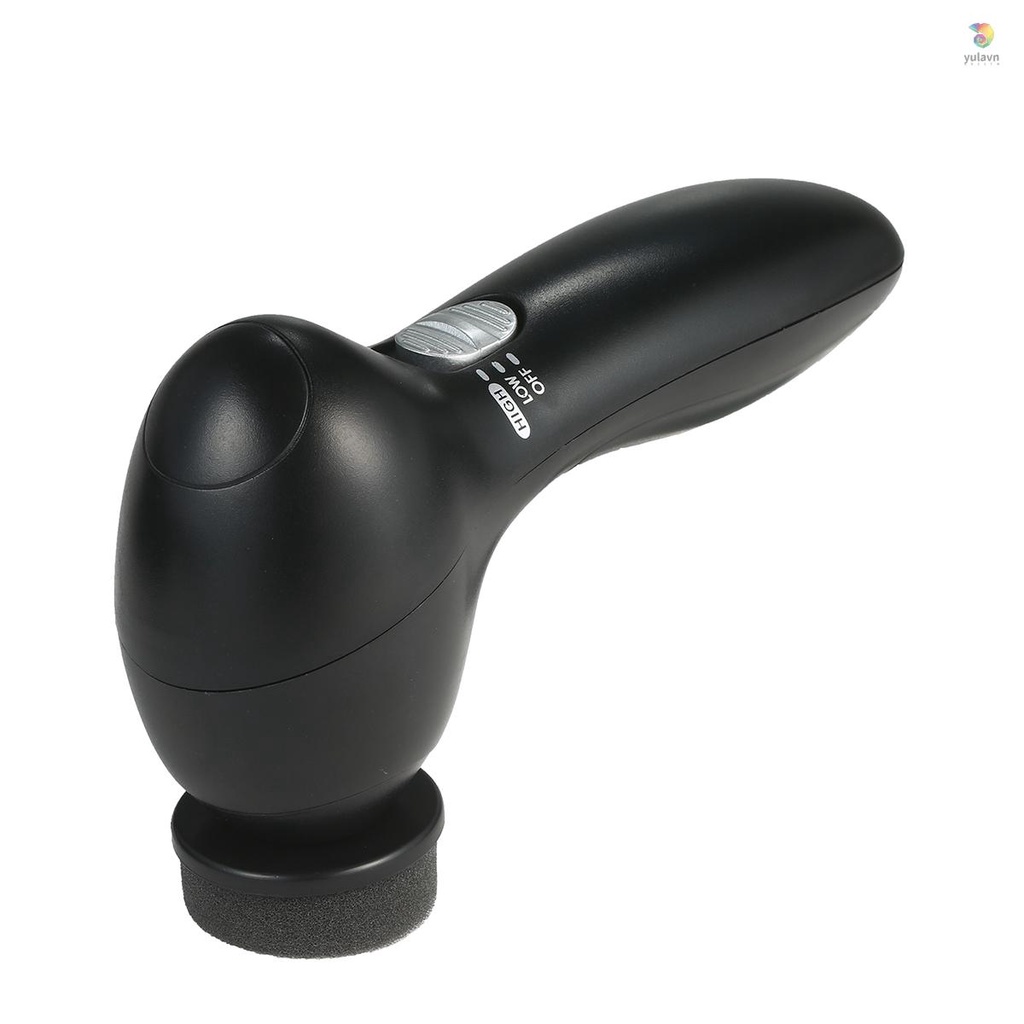 Bộ Dụng Cụ Đánh Bóng Giày Da Mini Cầm Tay Kèm 4 Đầu Bàn Chải Tiện Dụng