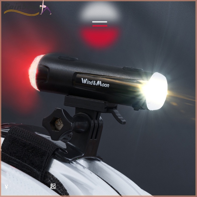 Đèn Pha Cảnh Báo An Toàn Gắn Mũ Bảo Hiểm Cho Xe Đạp Leo Núi