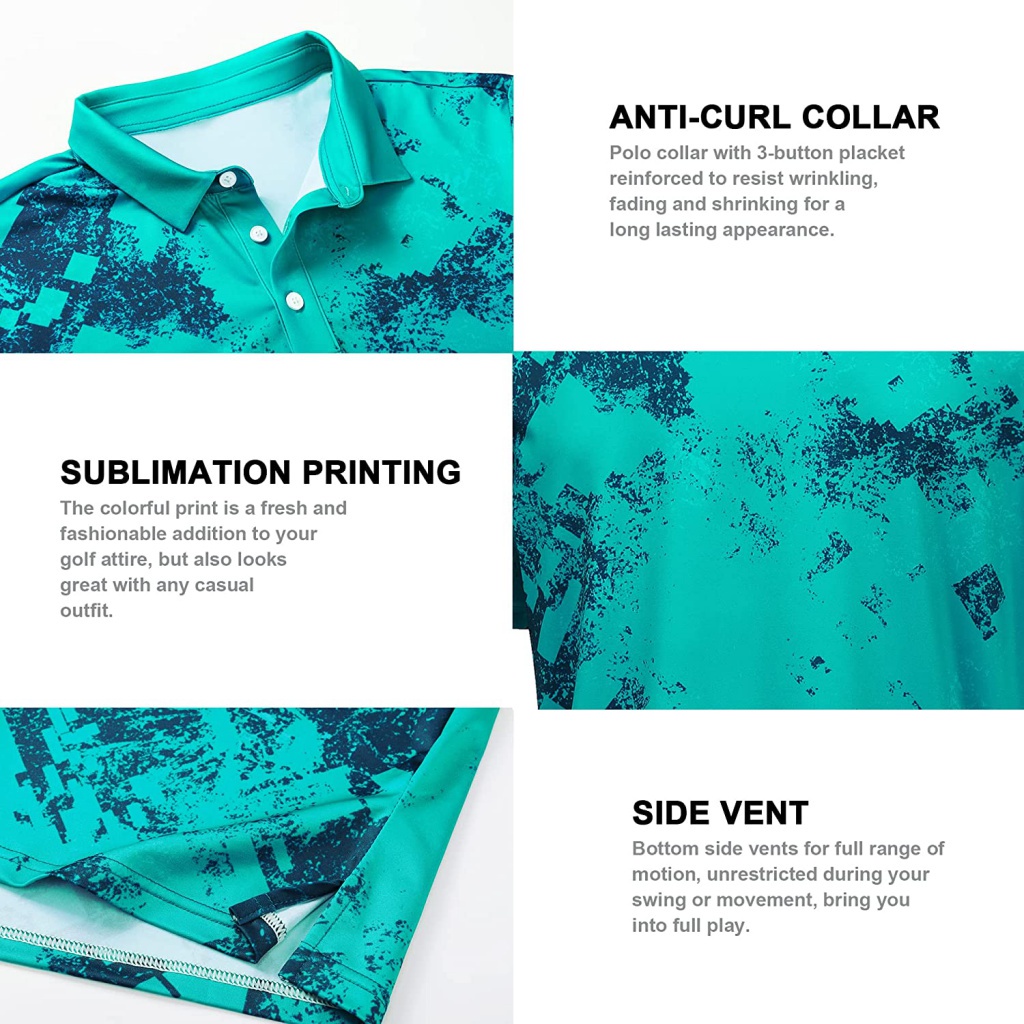 Áo polo Tay Ngắn Có Cổ Thoáng Khí Phong Cách Thể Thao Thời Trang Cho Nam