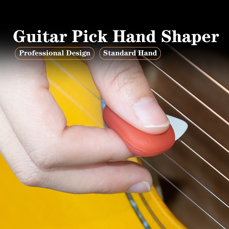 (Miễn Phí Vận Chuyển) Bộ 3 Miếng Gảy Đàn Guitar Điện Kẹp Chỉnh Sửa Tư Thế Ngón Tay Nhiều Kích Cỡ Phù Hợp Làm Quà Tặng
