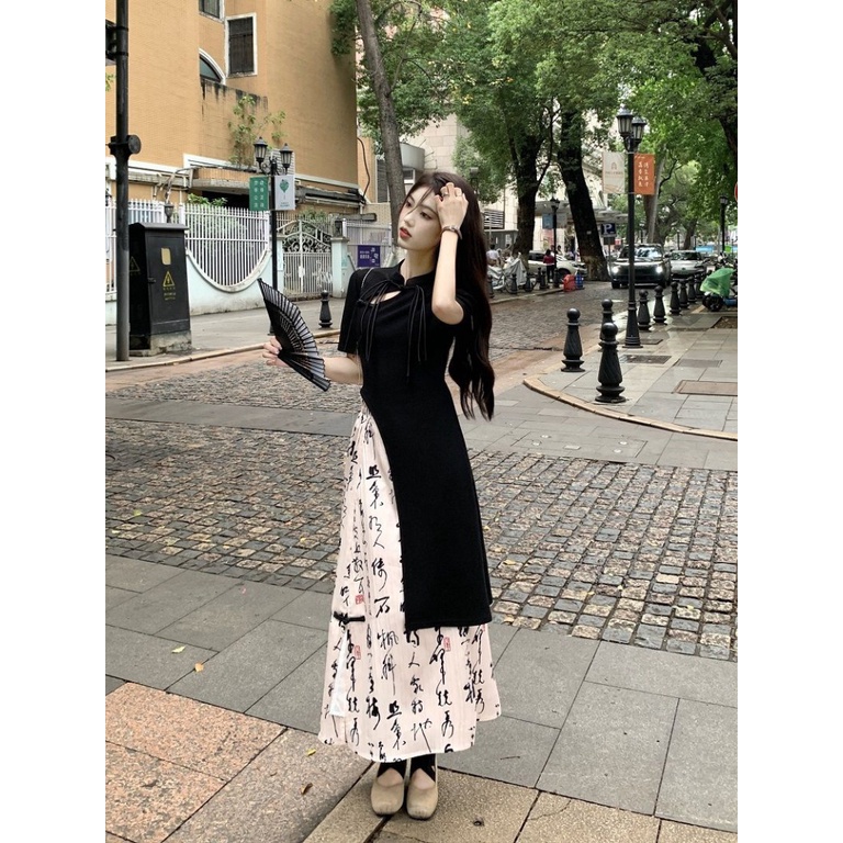 Áo Thun Ngắn Tay Phong Cách Trung Hoa Thời Trang Mùa Hè 2023 Cho Nữ 2022