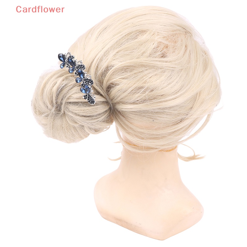 Lược Cài Tóc Đính Đá Hình Bướm Phong Cách Hàn Quốc Cho Người Lớn