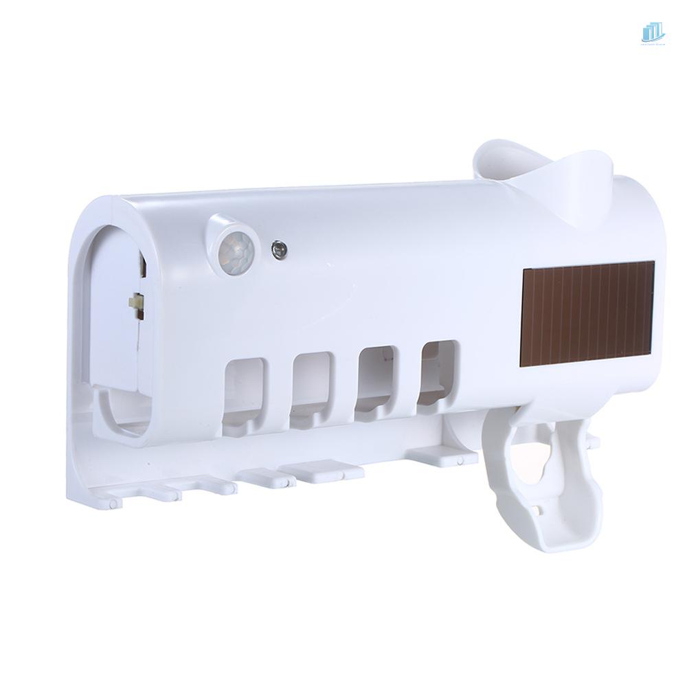 Giá Đỡ Bàn Chải Đánh Răng (s2mwvn) Gắn Tường Đa Năng Không Cần Khoan Sạc USB Sử Dụng Năng Lượng Mặt Trời