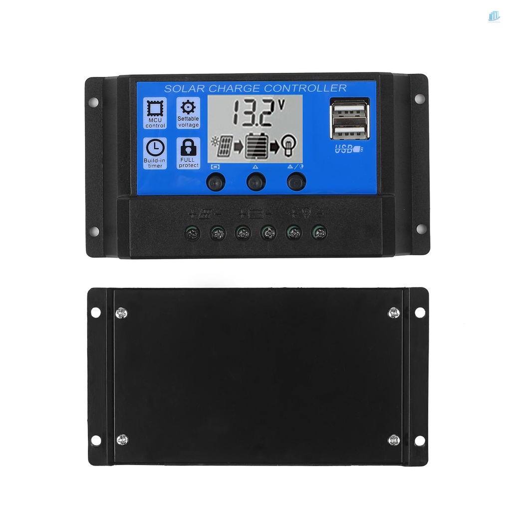 Bộ Bảng Điều Khiển Sạc Năng Lượng Mặt Trời 18W 12V Monocrystalline 18W Kèm Dây Cáp Kết Nối SAE