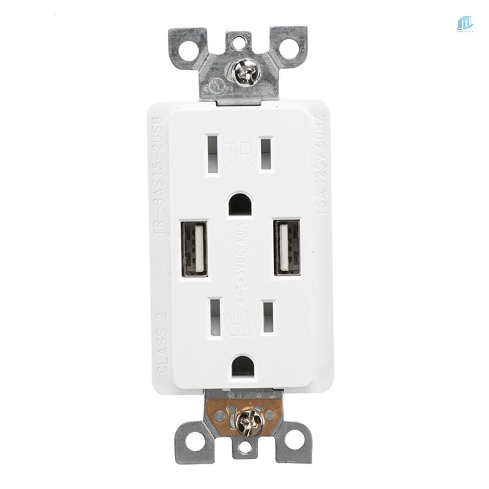 Ổ Cắm Sạc Hai Cổng USB (s2mwvn) TR-BAS15-2USB 15A