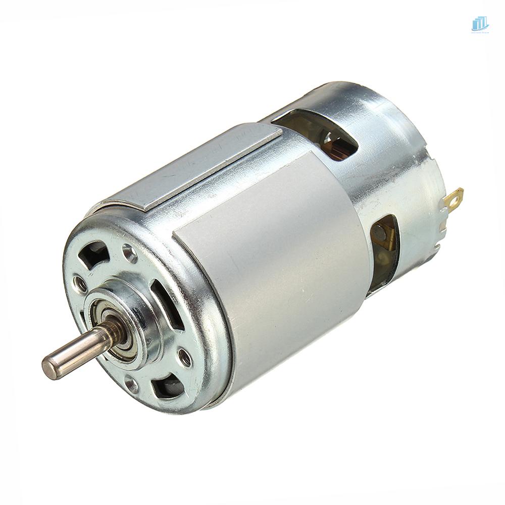 Mô Tơ Điện DC Giảm Tiếng Ồn Cao Cấp 775 DC 12V-36V 3500-9000RPM