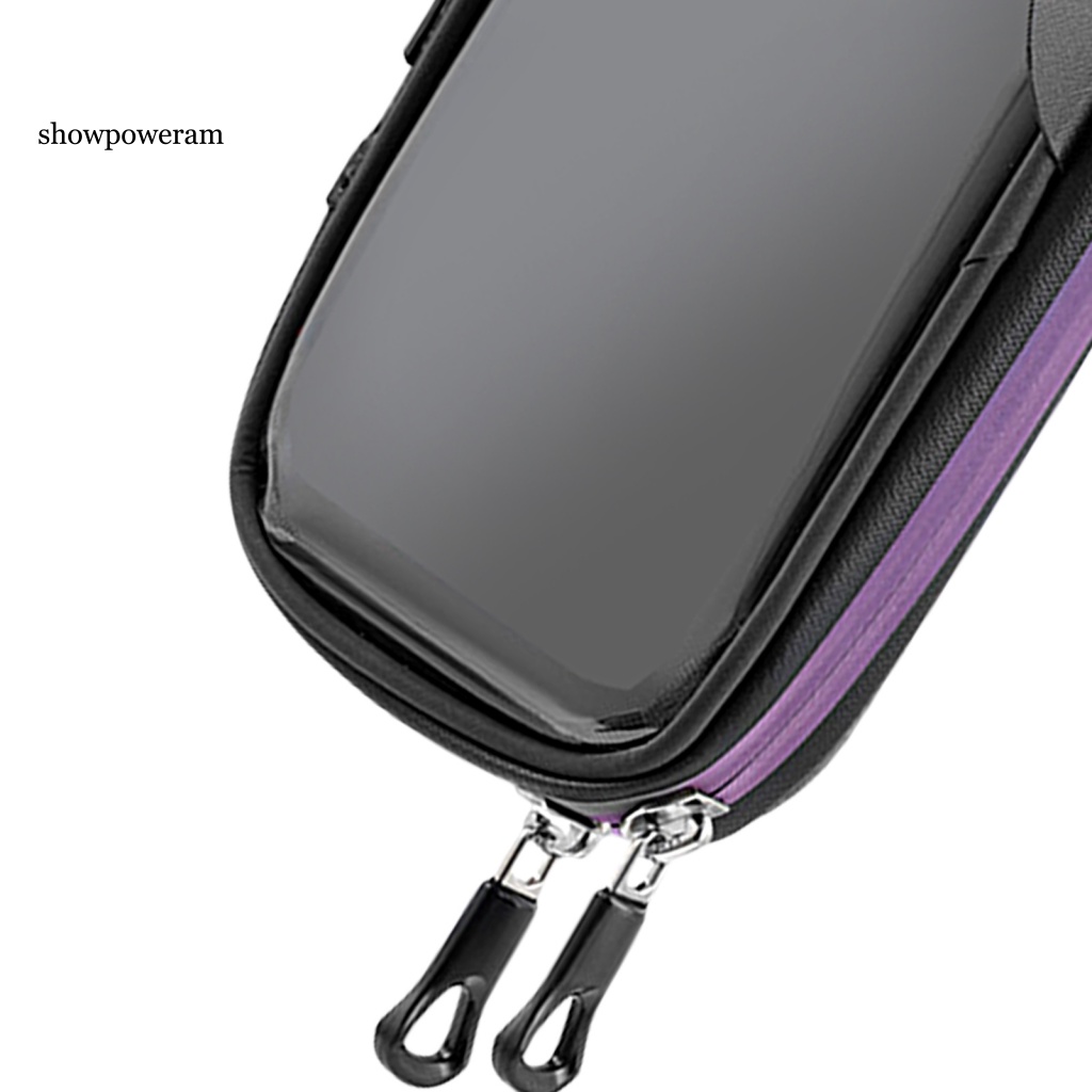 1 Bộ Túi Đựng Điện Thoại Đa Hướng Gắn Tay Lái Xe Đạp Có Thể Chạm Màn Hình Cảm Ứng