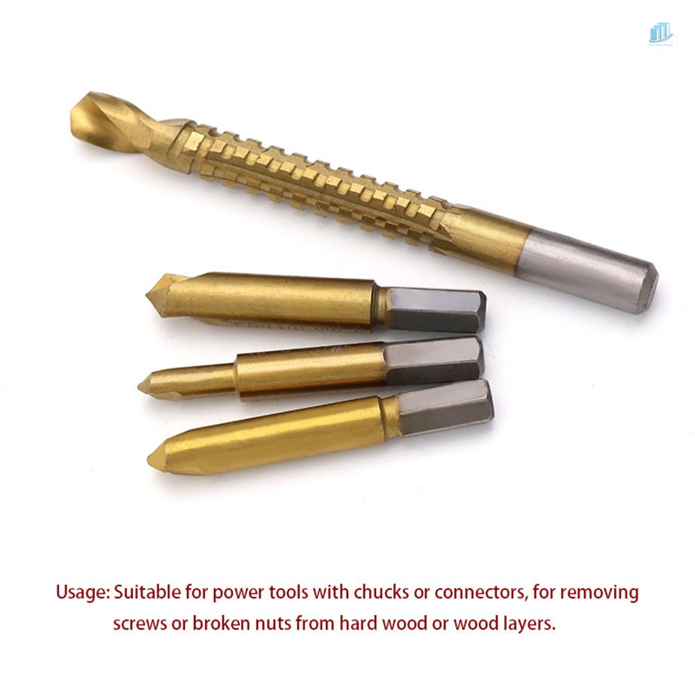 Set 4 Mũi Khoan Thép Tốc Độ Cao s2mwvn