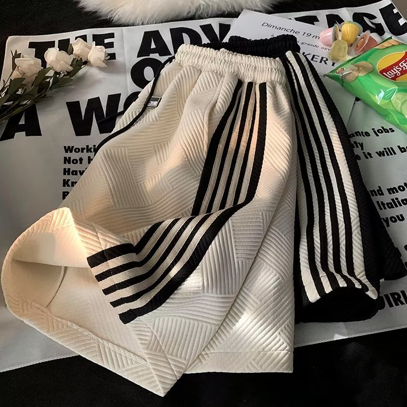 Quần Short Thể Thao Ống Rộng Thời Trang Xu Hướng Đường Phố Nhật Bản Cho Nam