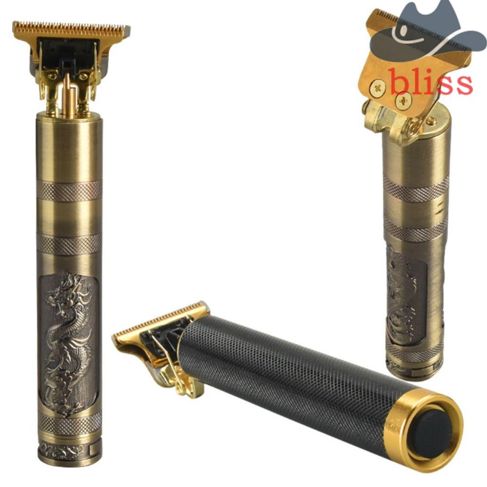 Tông Đơ Điện Cắt Tóc Đầu Phẳng Cầm Tay Sạc USB Cho Người Lớn Và Trẻ Em