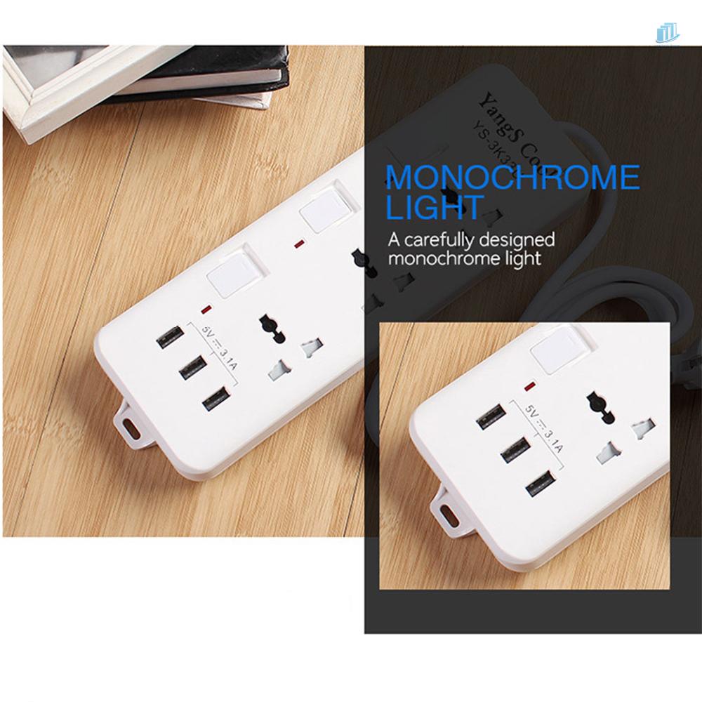 Ổ Cắm Điện Thông Minh Với Cổng USB Và Công Tắc Riêng Biệt 250V 10A 2M