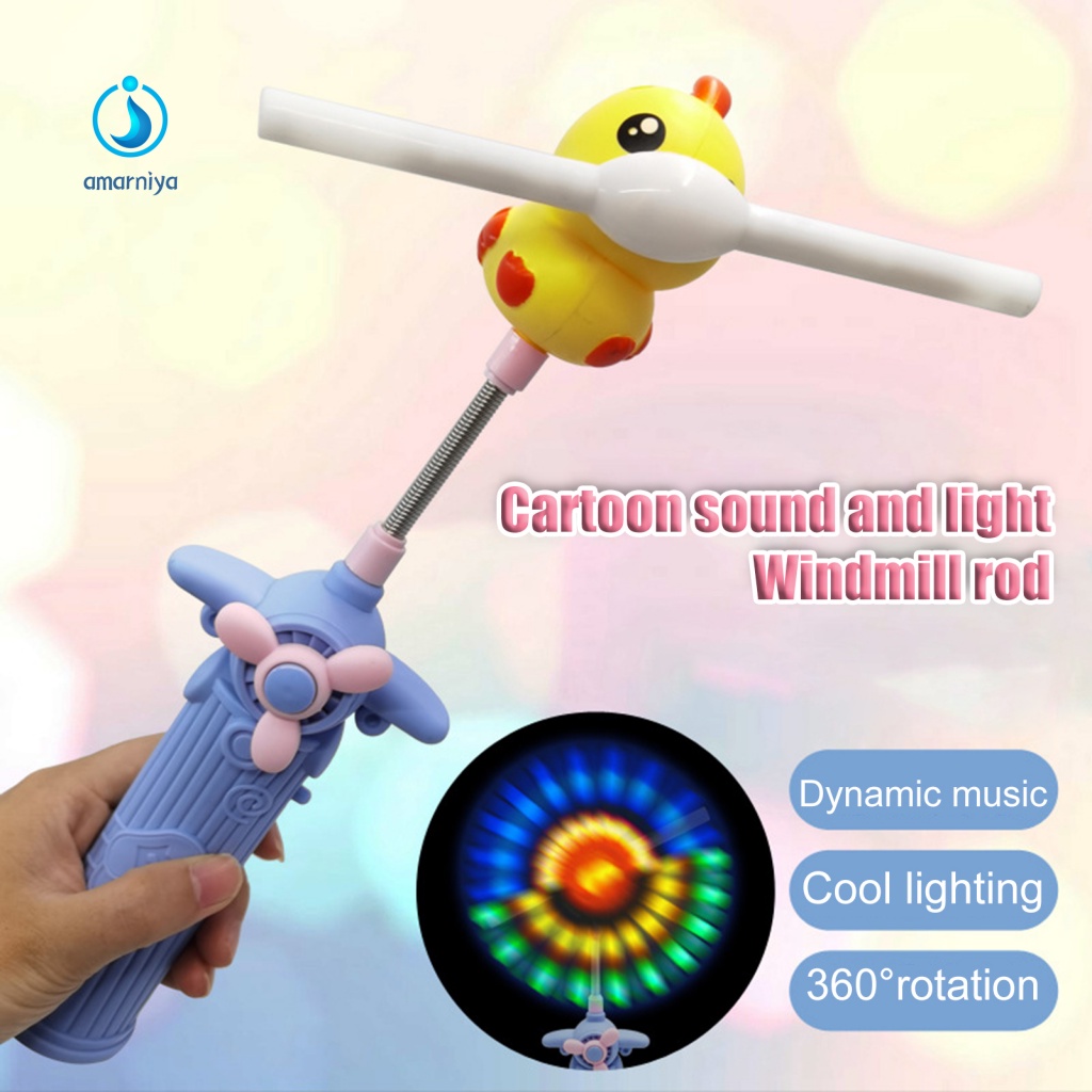 Gậy Phép Thuật Hình Vịt Vàng Có Đèn LED Dễ Thương Cho Bé