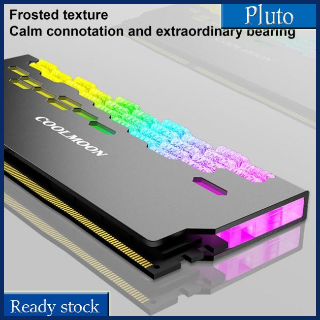 Mới Mô Đun Làm Mát Bộ Nhớ Coolmoon Ra-2 Ram Hiệu Quả Cao 5v Argb Cho Máy Tính