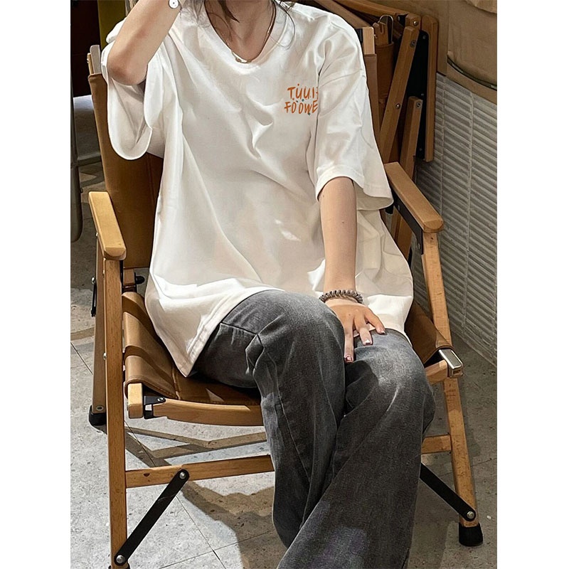 Áo Thun Unisex 100% Cotton Nguyên Chất Ngắn Tay Phong Cách Hàn Quốc Mới NRVP 2023