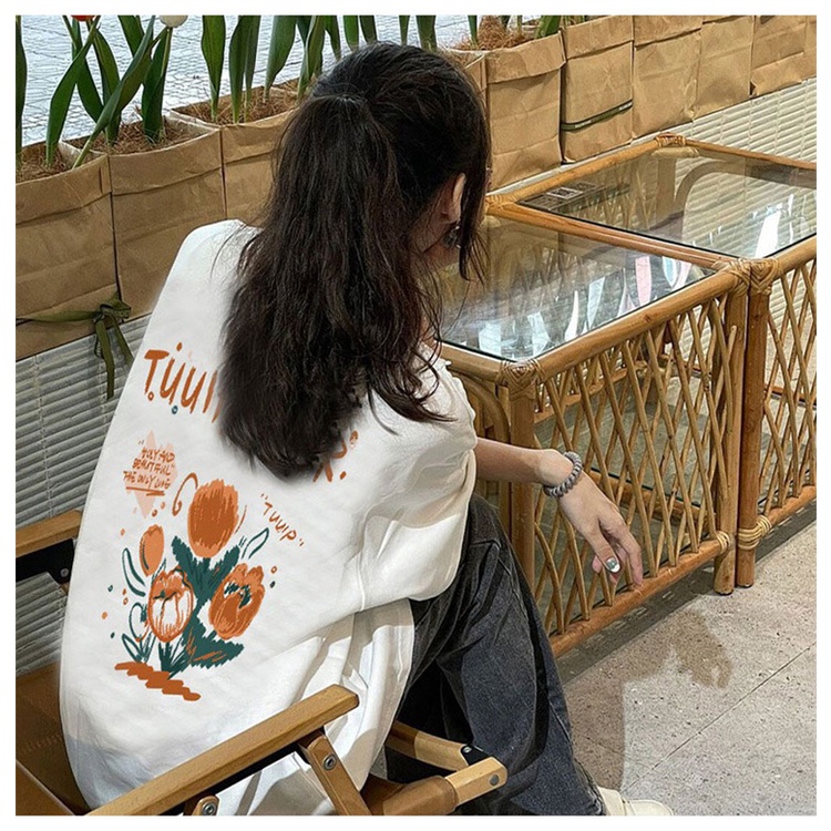 Áo Thun Unisex 100% Cotton Nguyên Chất Ngắn Tay Phong Cách Hàn Quốc Mới NRVP 2023