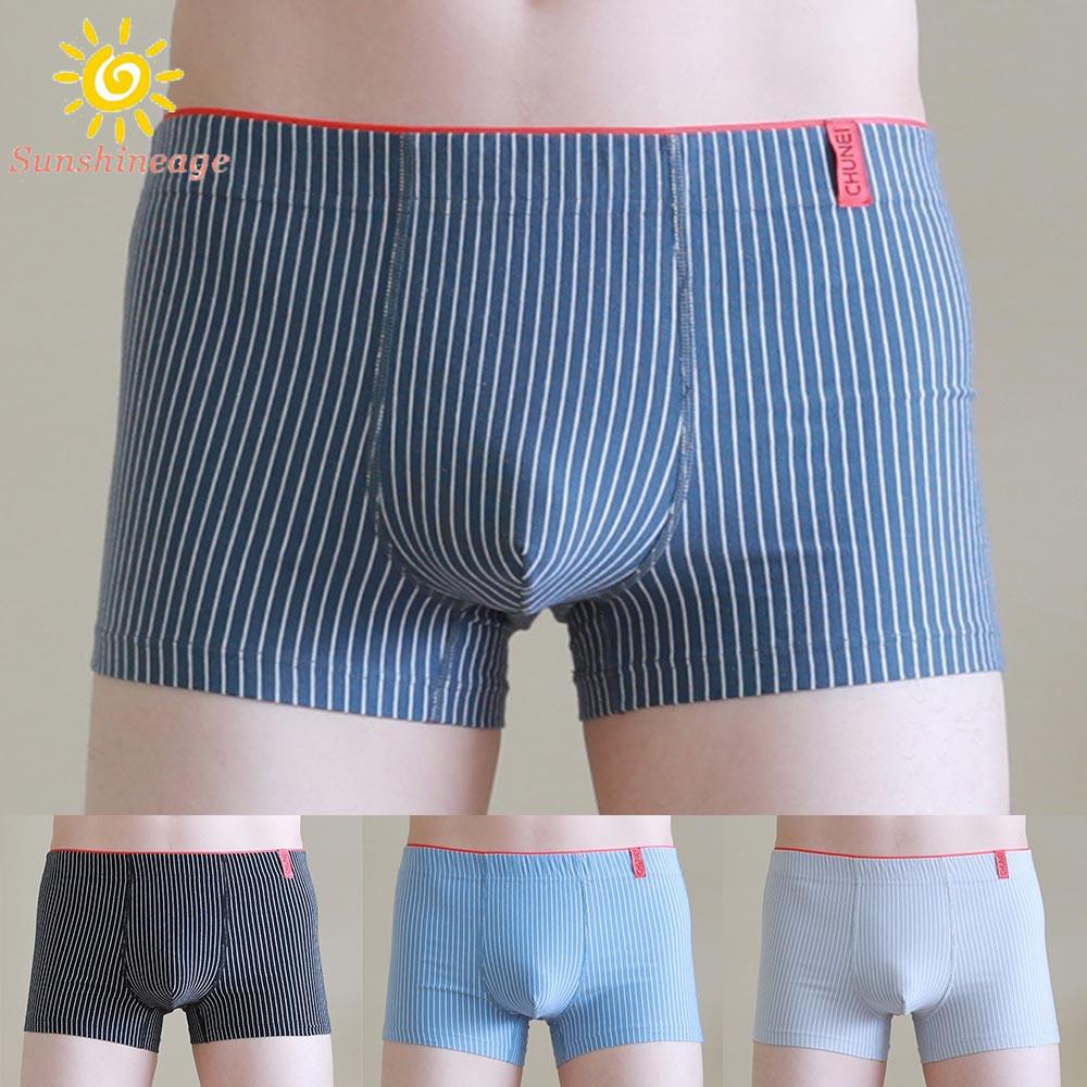 Quần Lót Boxer Cotton Lưng Vừa Cho Nam