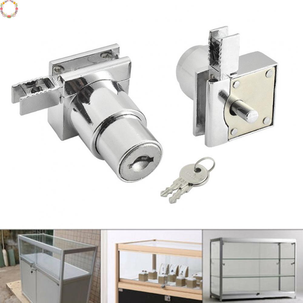 1 * Ổ Khóa Cửa Kính / Tủ Bằng Hợp Kim Kẽm Phù Hợp Cho Quầy Đếm